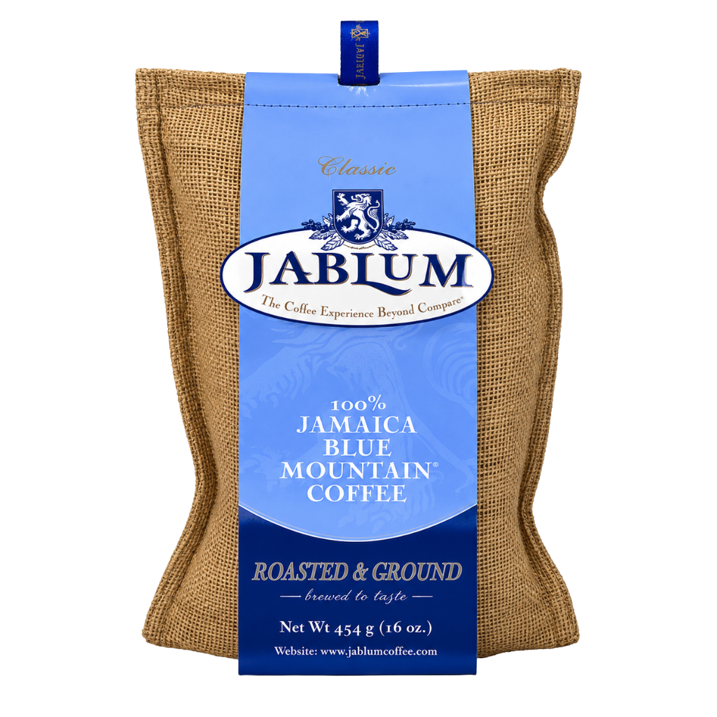 Jablum Jamaica Blue Mountain Coffee Grounds 16oz, Pack of 2 | 🇯🇲 Free Delivery from Jamaica • 7–15 Days Delivery