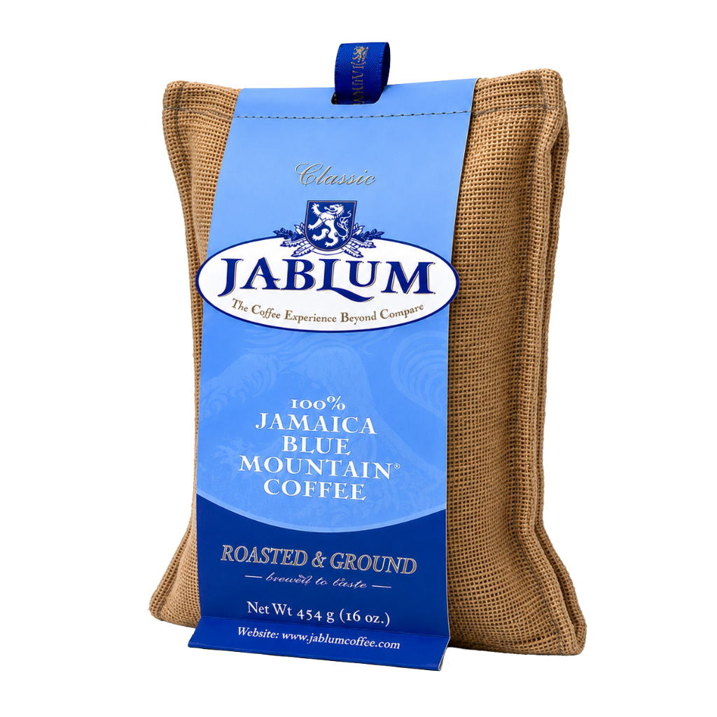 Jablum Jamaica Blue Mountain Coffee Grounds 16oz, Pack of 2 | 🇯🇲 Free Delivery from Jamaica • 7–15 Days Delivery