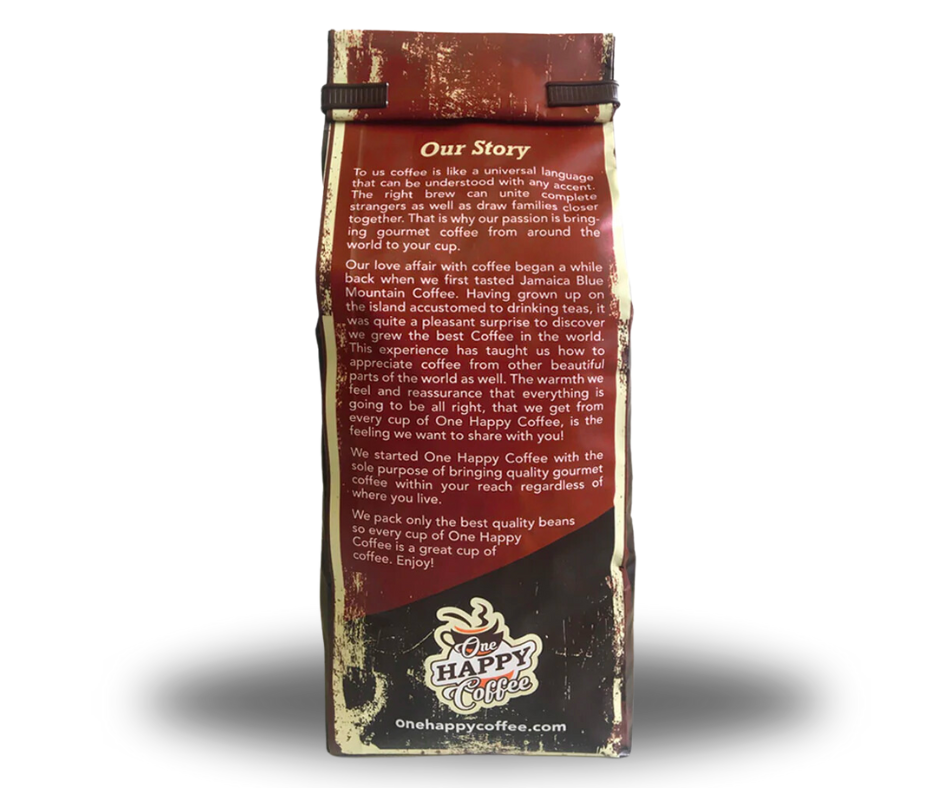One Happy Flavored Coffee Amaretto Grounds 16oz Pack of 2
