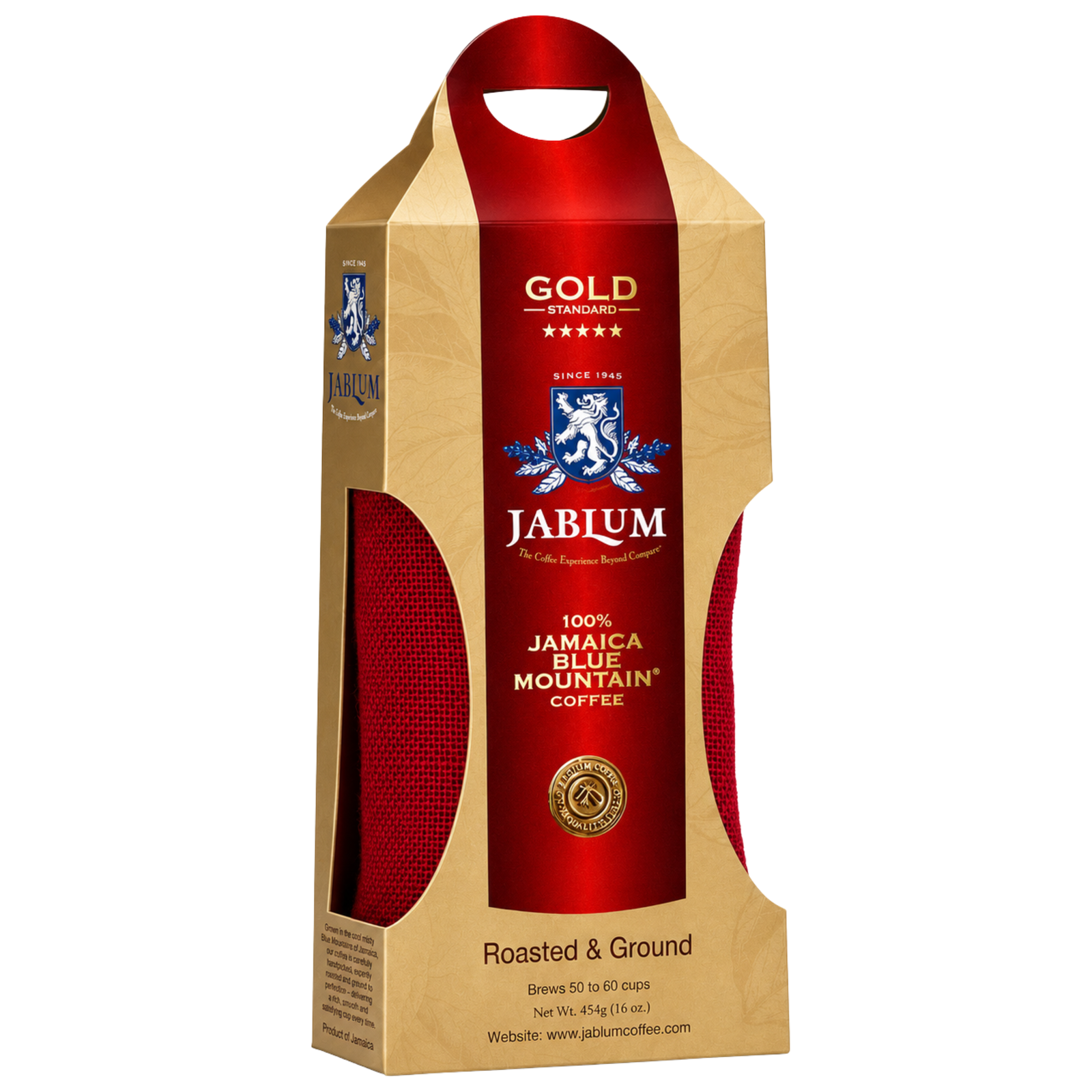 Jablum Gold Jamaica Blue Mountain Ground Coffee 16oz Pack of 2 | 🇯🇲 Free Delivery from Jamaica • 7–15 Days Delivery