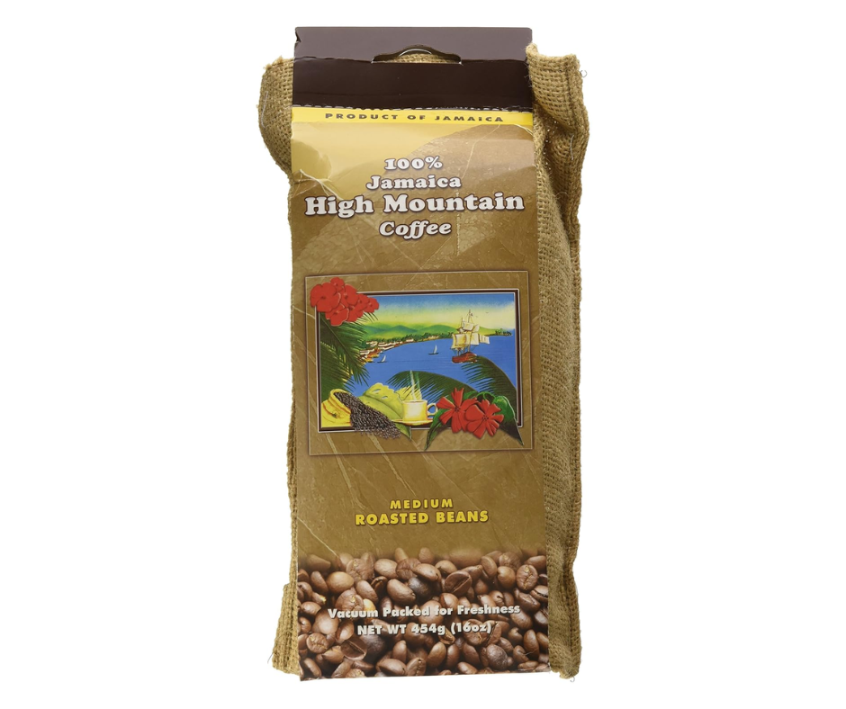 Jamaica High Mountain Beans 16oz (FREE SHIPPING FROM JAMAICA)