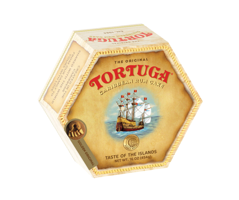 Tortuga Original Caribbean Rum Cake with Walnuts 16oz