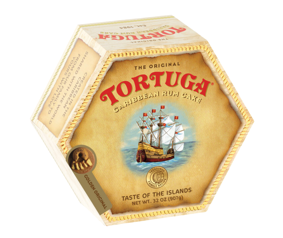 Tortuga Caribbean Original Rum Cake with Walnuts 32oz