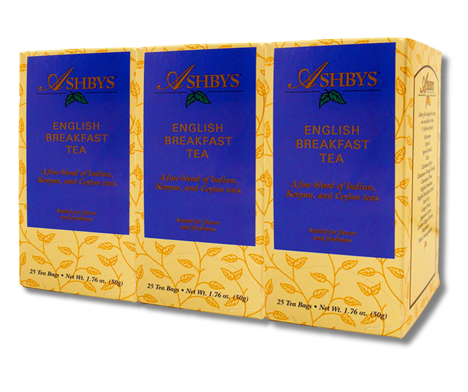 Ashby's English Breakfast – 3 Boxes of 25 bags