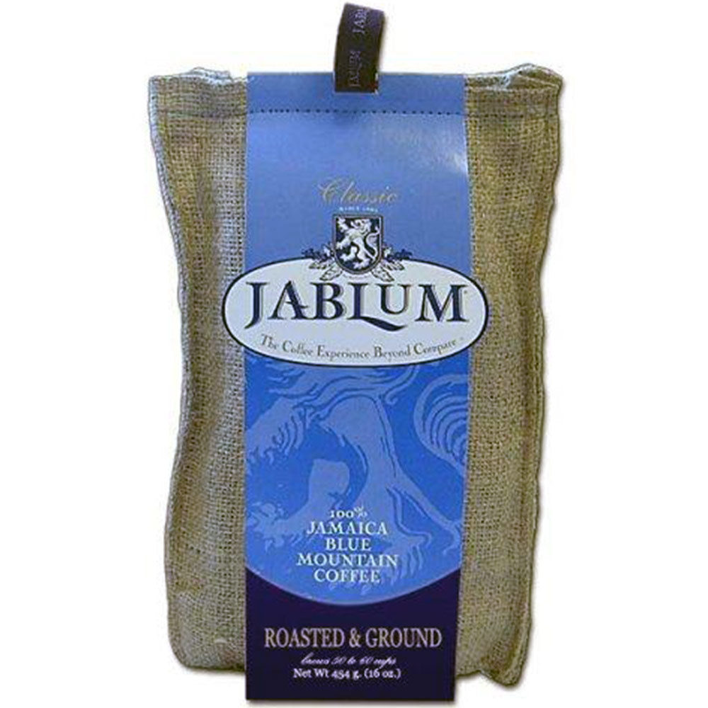 Jablum 100% Jamaica Blue Mountain Coffee Ground 16oz Pack of 5 (FREE SHIPPING FROM JAMAICA)