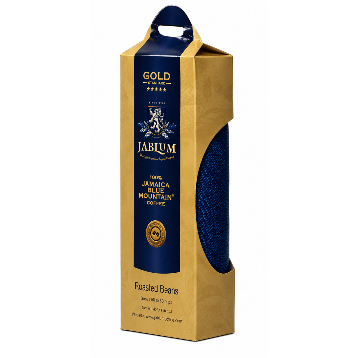 Jablum Gold Standard 100% Jamaica Blue Mountain Whole Beans Coffee 16oz | 🇯🇲 Free Delivery from Jamaica • 7–15 Days Delivery