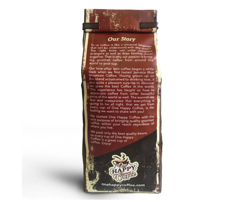 One Happy Coffee Colombian Supremo whole bean coffee, 12 x 16oz bags, photo 3