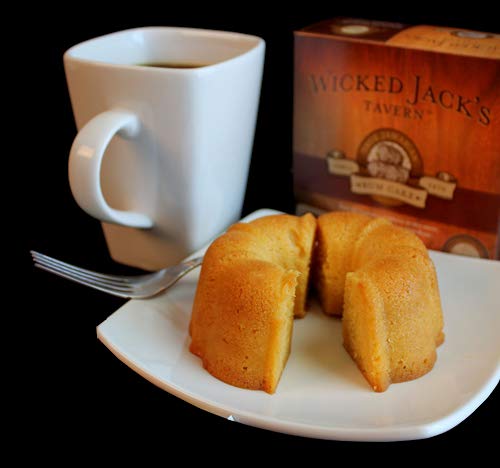 Wicked Jack’s Tavern Rum Cake Sampler – 5 Flavors, 4oz Each (Pack of 5)