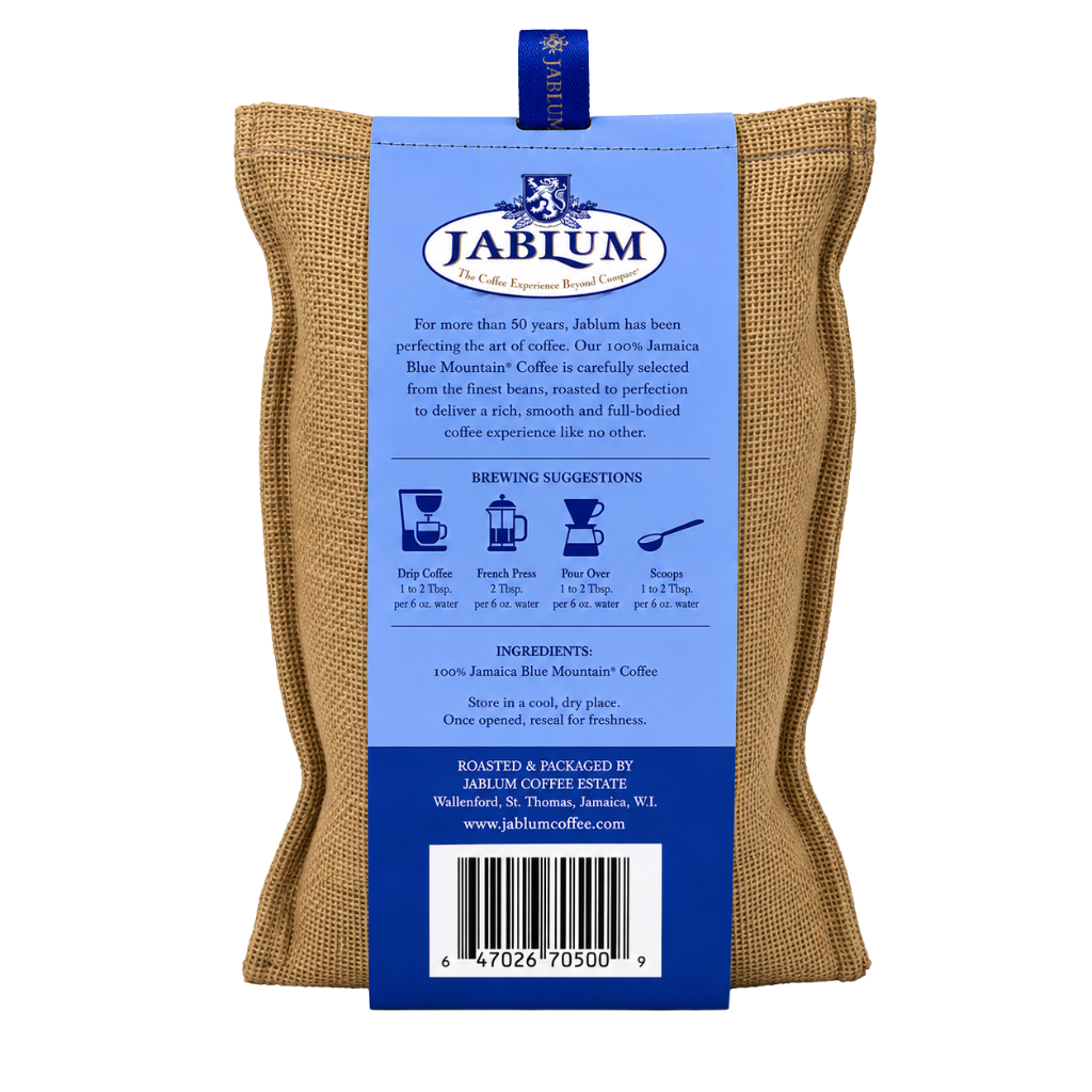 Jablum Jamaica Blue Mountain Coffee Grounds 16oz, Pack of 2  | 🇯🇲 Free Delivery from Jamaica • 7–15 Days Delivery
