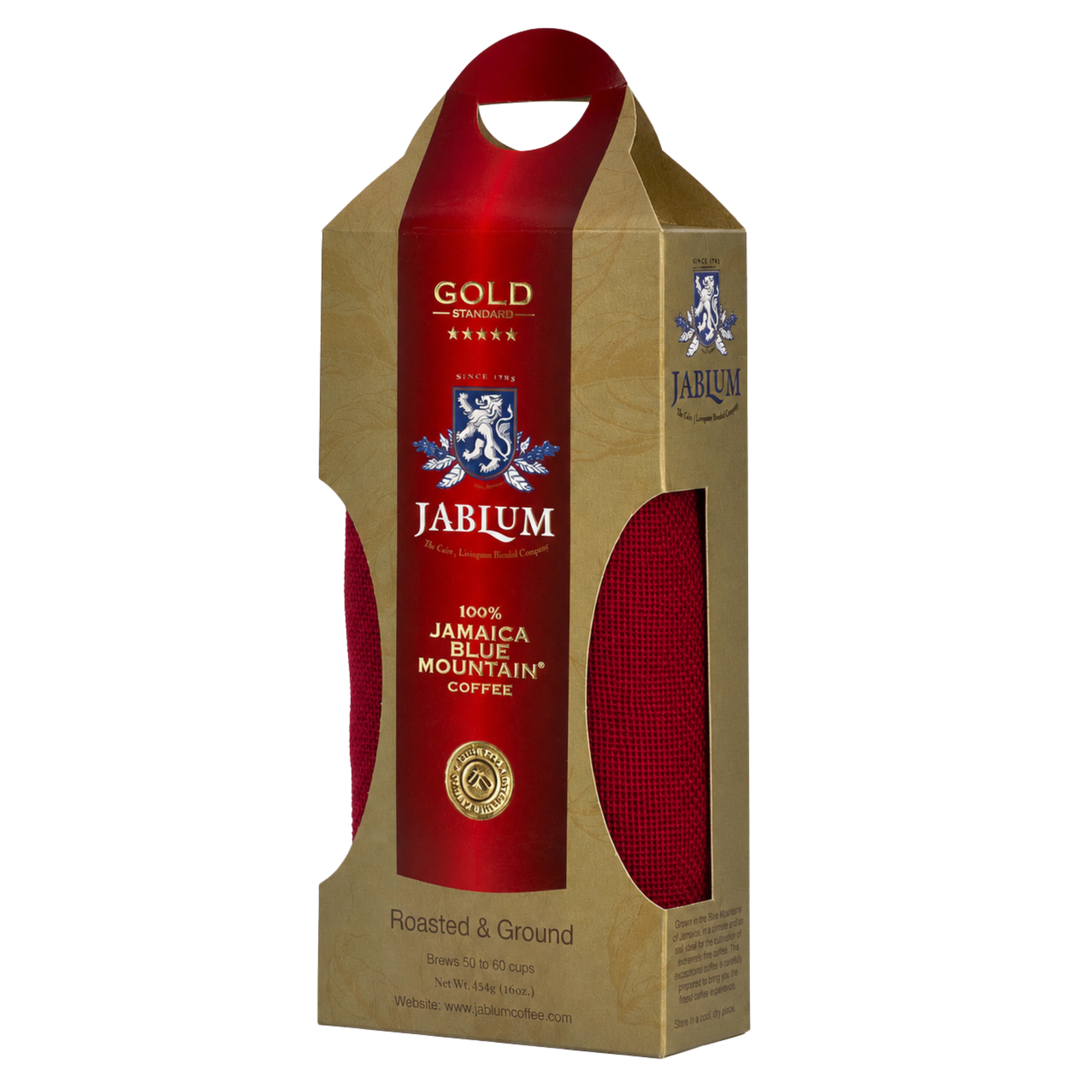 Jablum Gold Jamaica Blue Mountain Ground Coffee 16oz Pack of 2  | 🇯🇲 Free Delivery from Jamaica • 7–15 Days Delivery