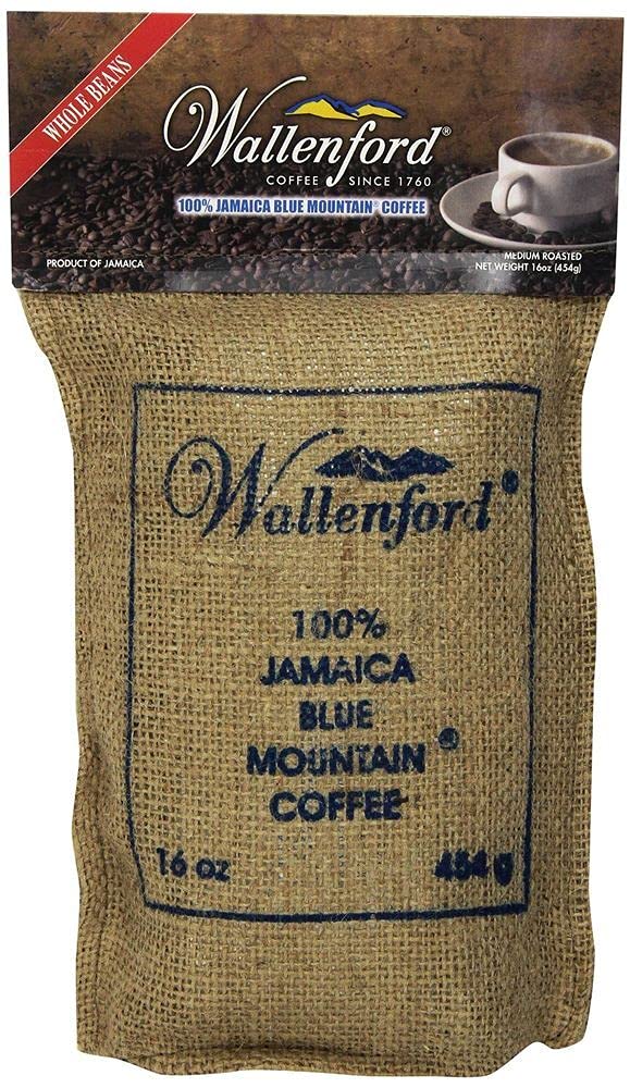 Wallenford Roasted Whole Bean 100% Jamaica Blue Mountain Coffee 16oz  | 🇯🇲 Free Delivery from Jamaica • 3 – 5 Days Delivery