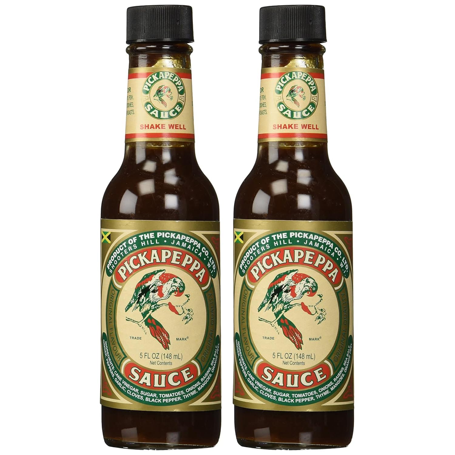 Pickapeppa Regular Sauce 5oz Pack of 2