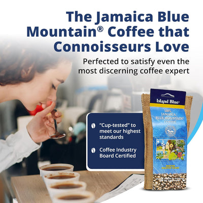 Island Blue 100% Jamaica Blue Mountain Whole Beans Coffee (2 pack) FREE Shipping