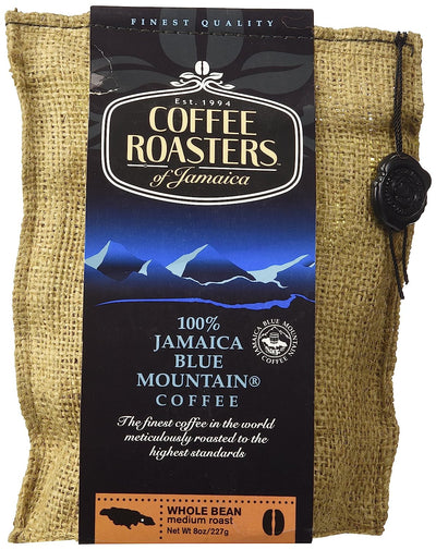 Coffee Roaster of Jamaica Whole Beans 8oz Closed Dated Aug 2023