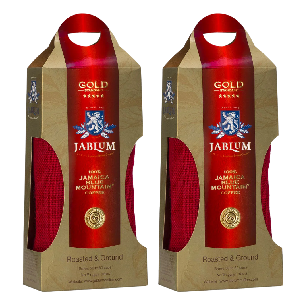 Jablum Gold Standard Roasted and Ground Coffee 16oz Pack of 2