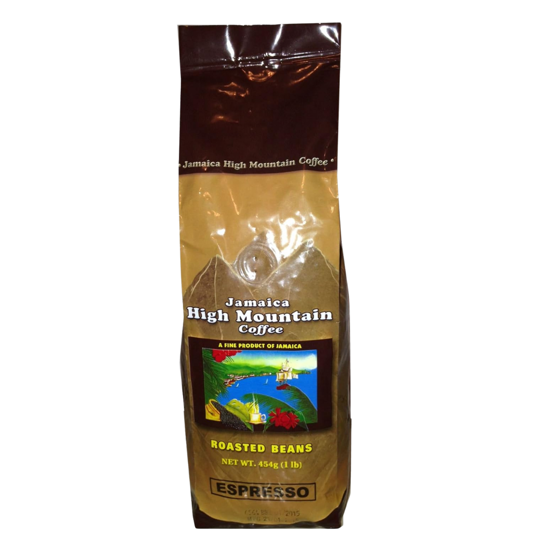 Jamaica High Mountain Coffee Espresso Beans 16oz | 🇯🇲 Free Delivery from Jamaica • 7–15 Days Delivery