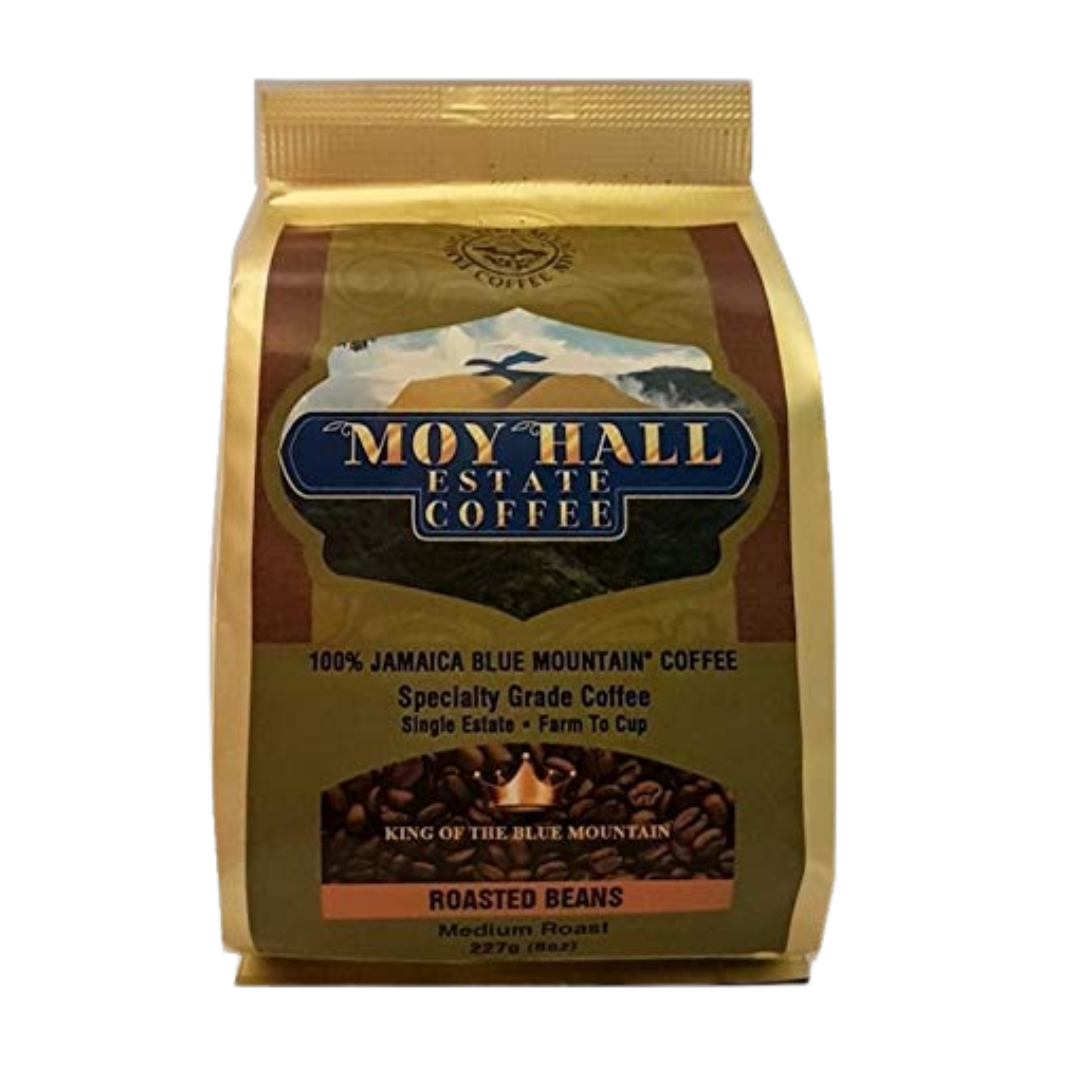 Moyhall Jamaica Blue Mountain Coffee Single Estate Special Reserve Whole Beans 8oz