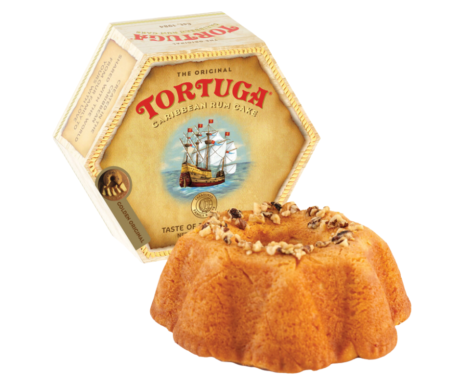 Tortuga Caribbean Original Rum Cake with Walnuts 32oz