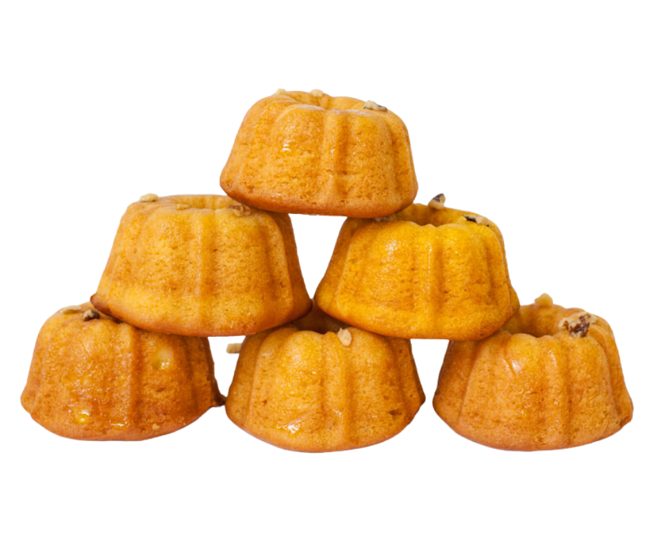 Tortuga Caribbean Golden Original with Walnuts 4oz - Gift Pack of 6