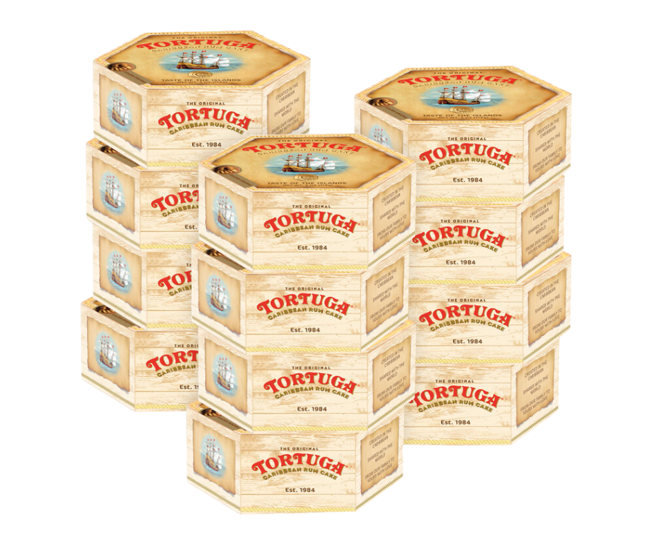 Tortuga Original Caribbean Rum Cake 4oz, pack of 12