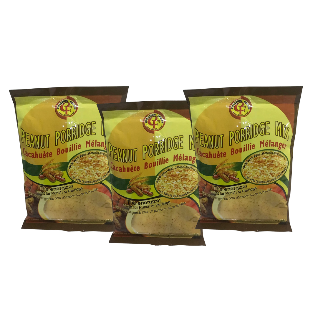 Jamaican Peanut Porridge Mix Morning Cereal Pack of 3