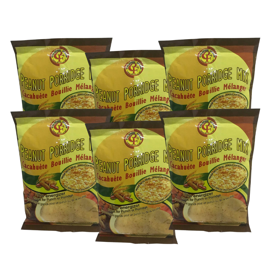 Jamaican Peanut Porridge Mix Morning Cereal Pack of 6