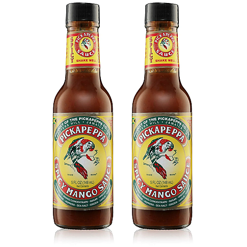 Pickapeppa Spicy Mango Sauce 5oz Pack of 2