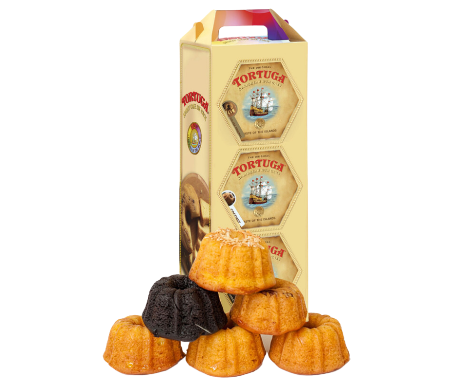 Tortuga Caribbean Cake 4oz Variety Gift Pack (2 Packs of 6 Flavors)