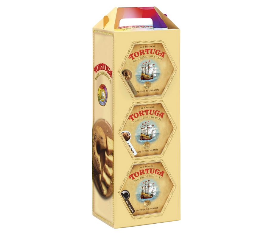 Tortuga Caribbean Cake 4oz Variety Gift Pack (2 Packs of 6 Flavors)