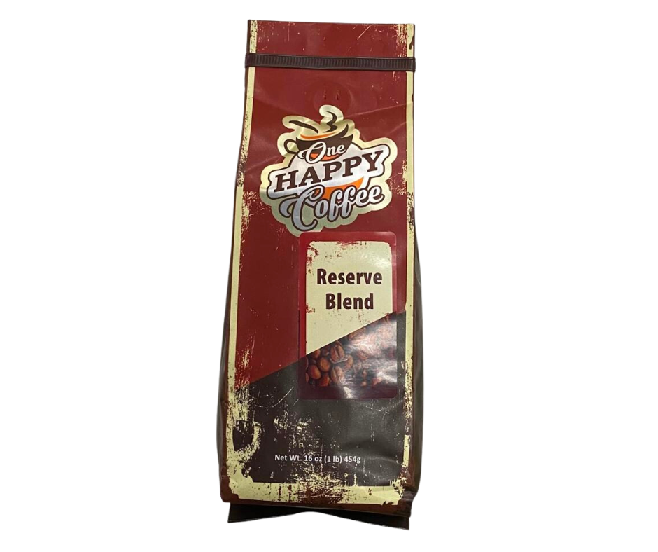 One Happy Coffee Reserve Blend Beans 12oz