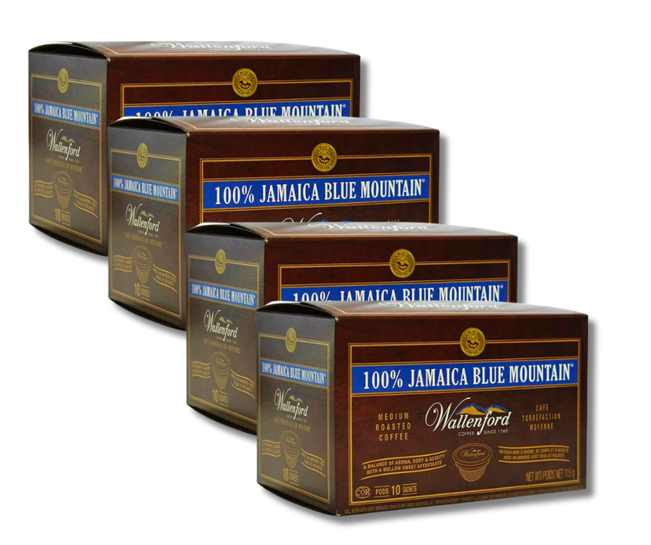 Wallenford 100% Jamaica Blue Mountain Coffee K-Cups – 12ct Packs (FREE SHIPPING FROM JAMAICA)
