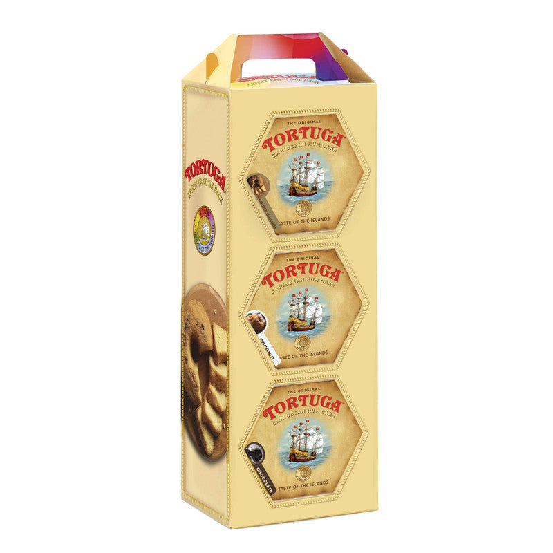 Tortuga Caribbean rum cake 4oz gift pack of 6