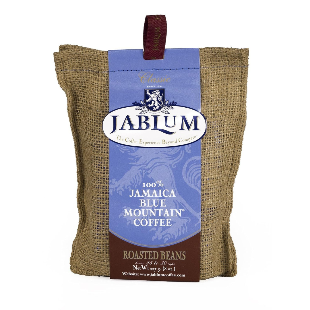 Jamaica Blue Mountain Roasted Whole Bean Coffee 8oz (FREE SHIPPING FROM JAMAICA)