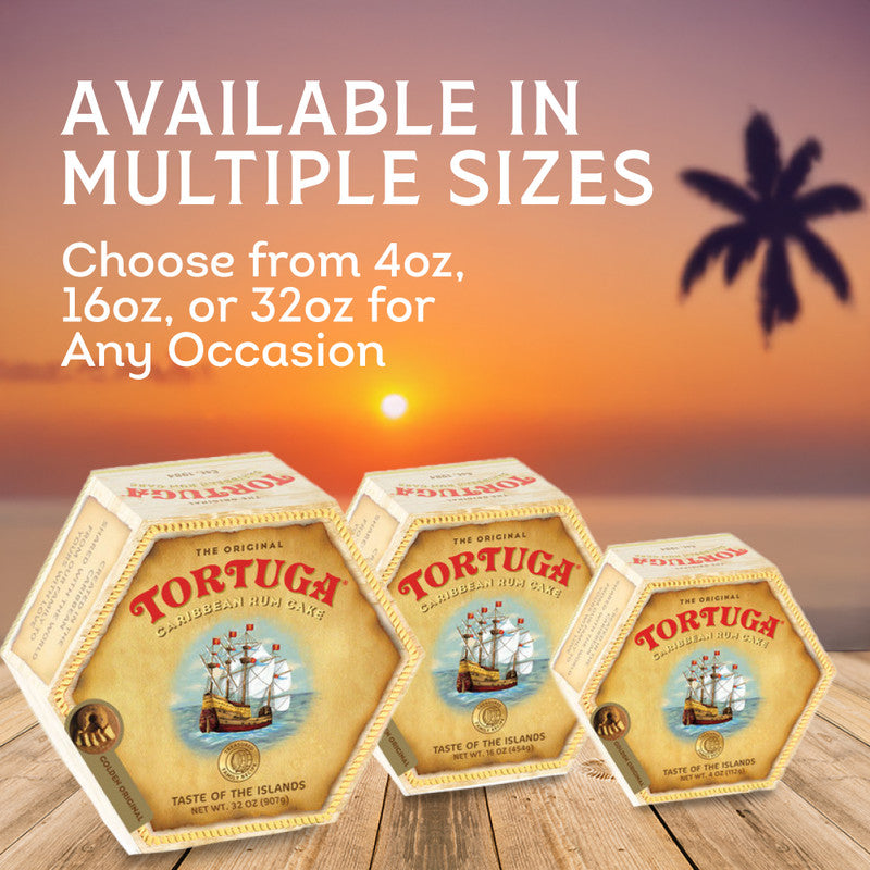 Tortuga Original Caribbean Rum Cake 4 Oz(Pack of 12)