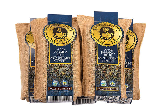 Stoneleigh Jamaica Blue Mountain Coffee, Whole Bean 16oz, Pack of 5