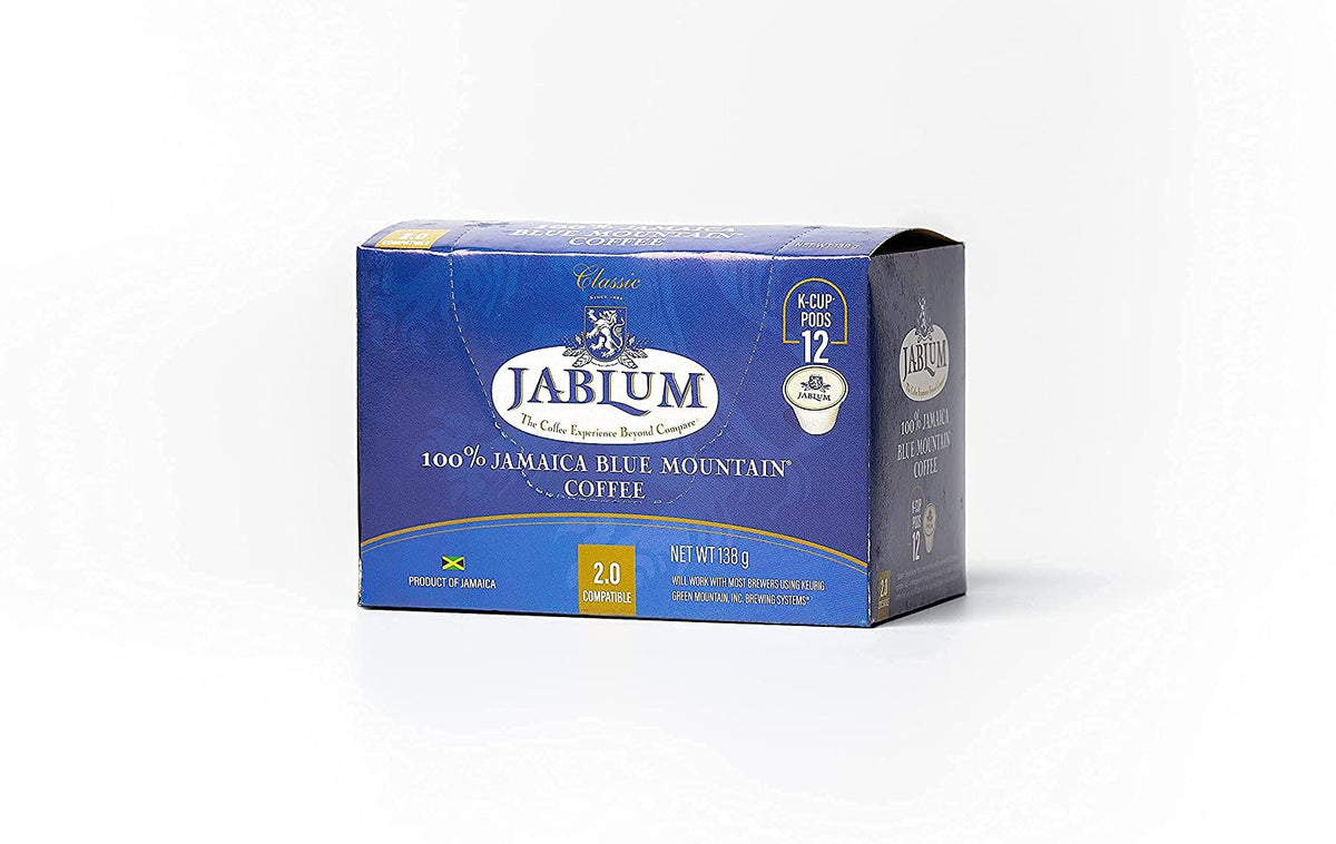 Jablum Jamaica Blue Mountain Kcup Pods, 12 Count (2 Pack) (FREE SHIPPING FROM JAMAICA)