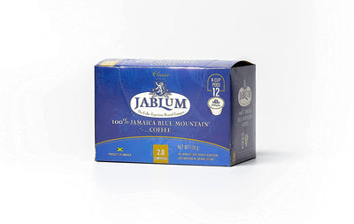 Jablum Jamaica Blue Mountain Single Serve Coffee Pods for K Cup Brewers 2.0, 12 Count (Pack of 2) FREE 2-Day Shipping