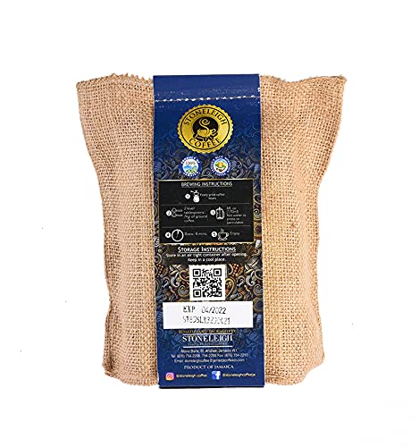 Stoneleigh Coffee Premium 100% Jamaican Blue Mountain Roasted Beans 8oz