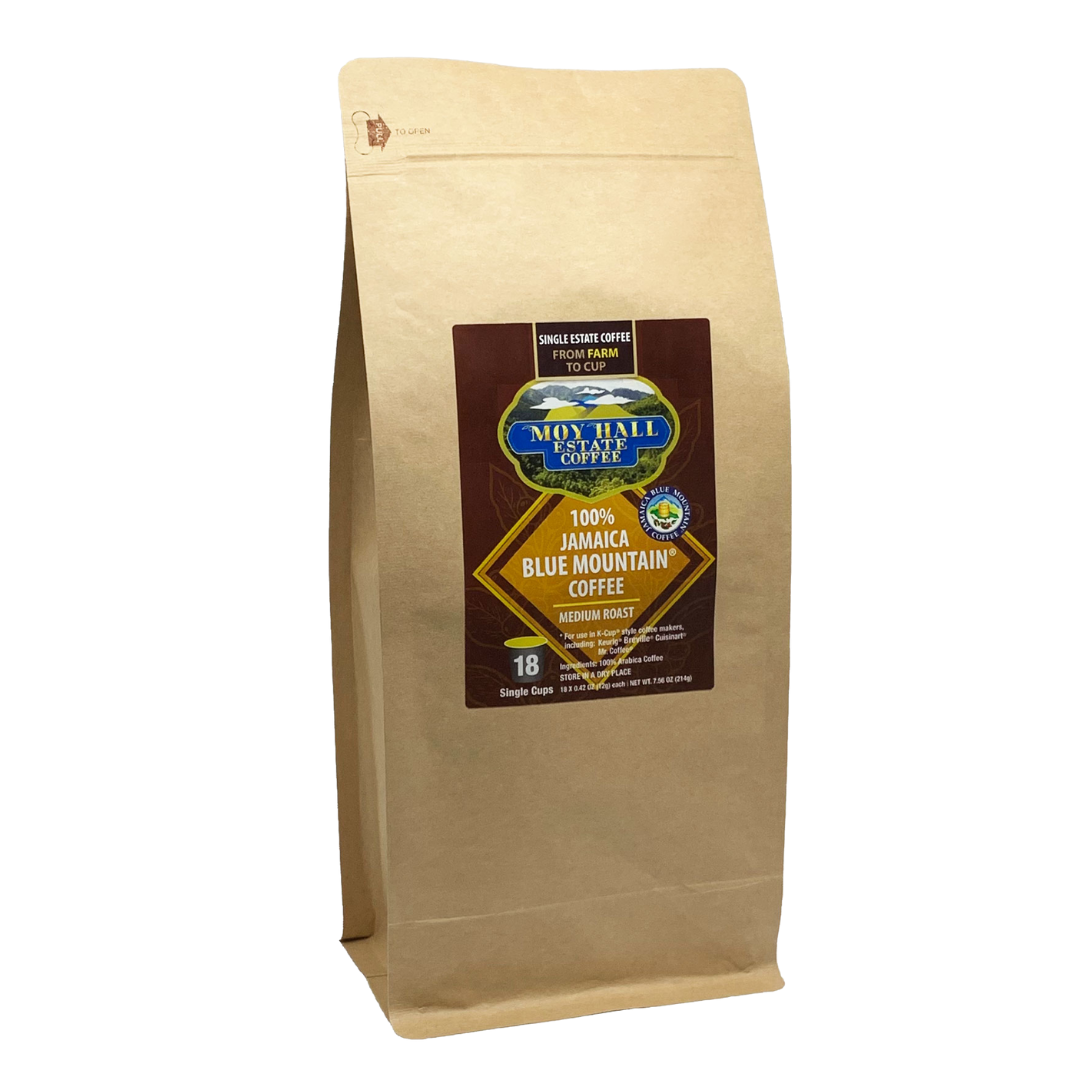 Moy Hall Jamaica Blue Mountain Coffee, K-Cup Pods, 18 Count, photo 2