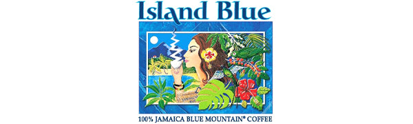 Island Blue 100% Jamaica Blue Mountain Coffee Grounds 16oz Pack of 2 (FREE SHIPPING FROM JAMAICA)