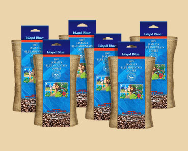 Island Blue 100% Jamaica Blue Mountain Coffee Grounds 16oz (FREE SHIPPING FROM JAMAICA)