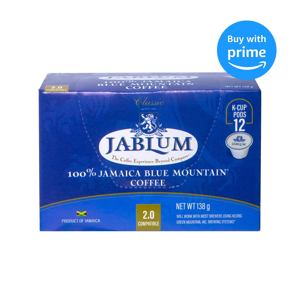 Jablum Jamaica Blue Mountain Kcup Pods, 12 Count (FREE SHIPPING FROM JAMAICA)