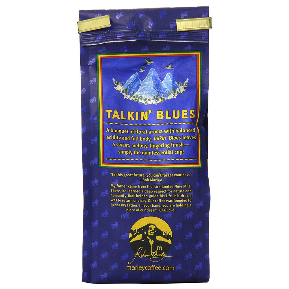 Marley Coffee Talkin' Blues Ground Coffee 8oz (FREE SHIPPING FROM JAMAICA)