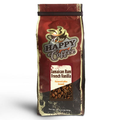 One Happy Flavored Coffee – Jamaican Rum French Vanilla