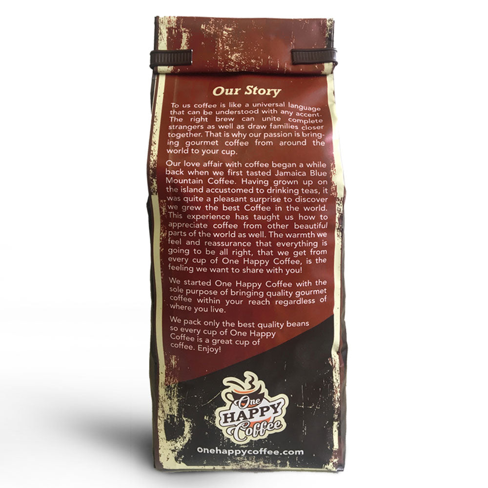 One Happy Coffee Sulawesi Celebes Kalossi whole bean coffee 16oz