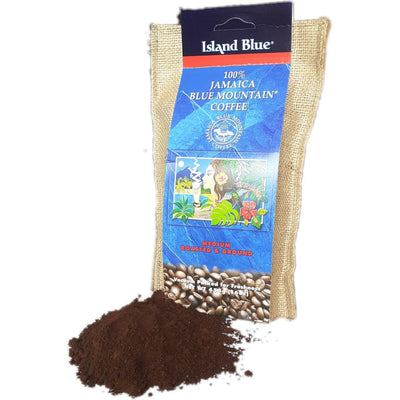 Island Blue -100% Jamaica Blue Mountain Coffee Grounds (3-16oz bags) (FREE 2-DAY SHIPPING)