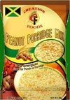 Jamaican Porridge Mix by Creation Foods - Nutritional and Energizing Hot or Cold Morning Cereal (Peanut Porridge Mix, 3 Pack)