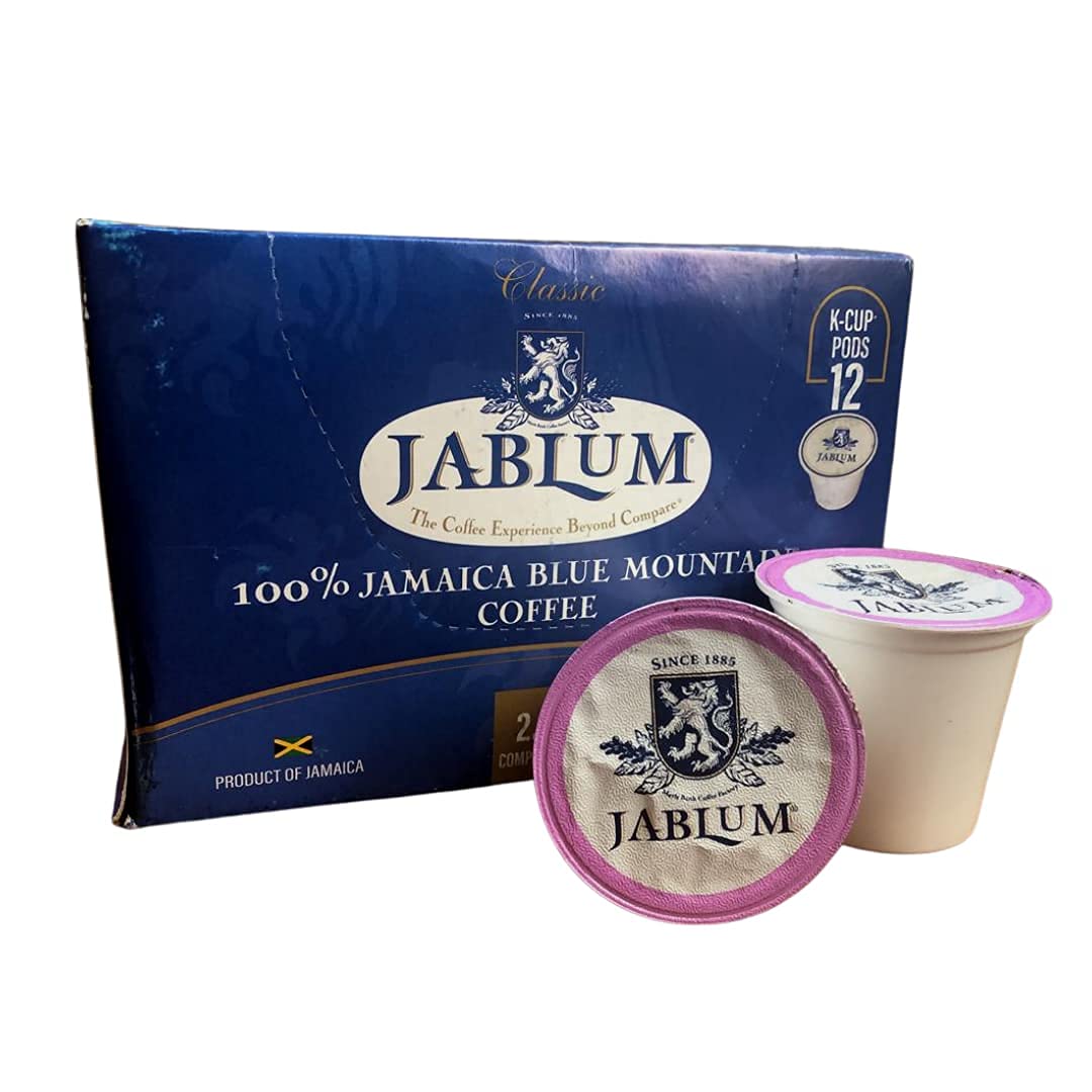 Jablum Jamaica Blue Mountain Kcup Pods, 12 Count (2 Pack) (FREE SHIPPING FROM JAMAICA)