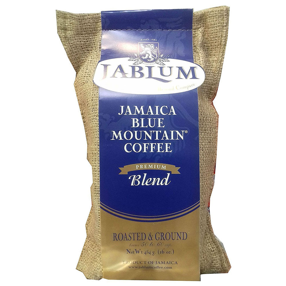 Jamaica Blue Mountain Premium Blend Ground Coffee- 16oz