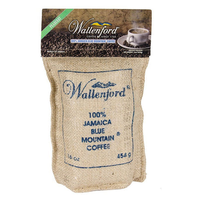Walllenford Roasted Peaberry Bean 100% Jamaica Blue Mountain 16oz